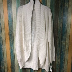 Style & Co White Cardigan